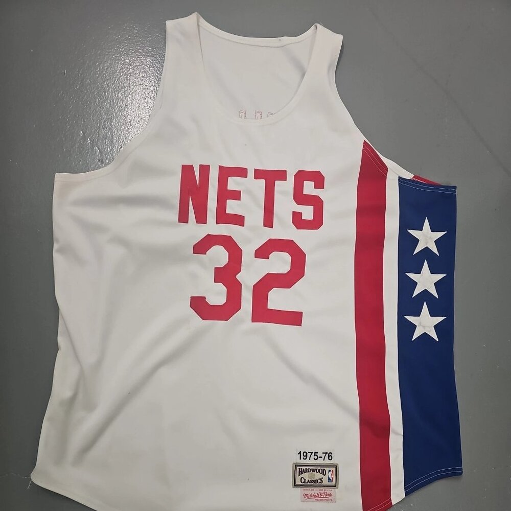 NWT Mitchell & Ness 1973 New York Nets Dr J Julius Erving 32 Jersey Mens